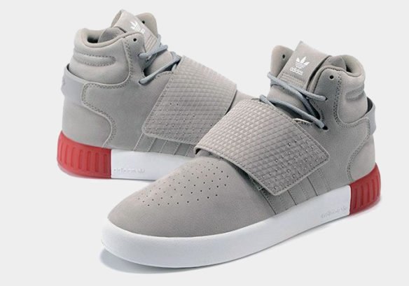 Фото Adidas Tubular Invader Strap серые - 3