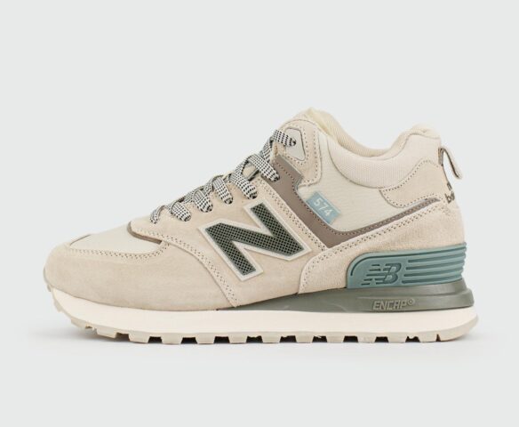 New Balance 574 Mid Beige with Fur Wmns. Вид 1